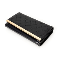 Dompet wanita pengait logam desain mode dompet wanita merek dompet wanita mewah grosir kualitas terbaik dompet tempat kartu wanita