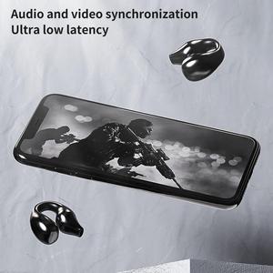Auriculares de conducción ósea S03, cascos inalámbricos <span class=keywords><strong>ambie</strong></span> BT 5,2, diseño de clip para oreja deportiva, tws - Product Image 6