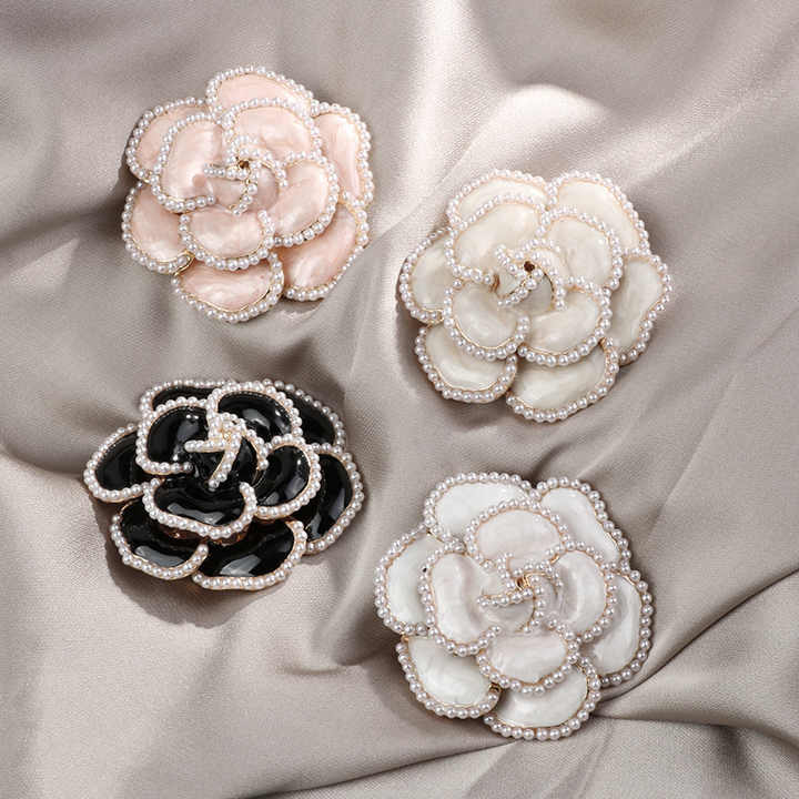 Shop Our Collection of Elegant Camellia Designer Brooches