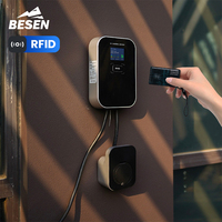 BESEN OCPP 1.6J 22kW elektrikli araç şarjı 32A IP66 CE Ethernet duvara monte şarj istasyonları