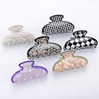 Pince à cheveux requin à faible MOQ, style européen et américain, pour femme, accessoires de mode, pince à cheveux en PVC, vente chaude