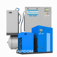 5.5kw Tête 4 KW 5.5 18 15 KW 11 7.5 KW Compresseur d'air à vis Petit