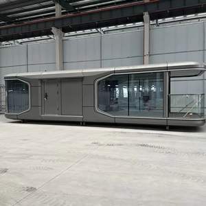 Casa Cápsula Espacial, Estructura de Acero Moderna, Panel Sándwich, Edificio de Oficinas, Hospital, Centro Comercial, Portátil, Móvil, Instalación Rápida - Product Image 2