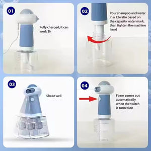Distributeur automatique de savon pour <span class=keywords><strong>animaux</strong></span> de compagnie, moussoir à shampoing pour chats et chiens, guide de contenance pour le bain des chiens, produit et fournitures pour <span class=keywords><strong>animaux</strong></span> de compagnie - Product Image 5