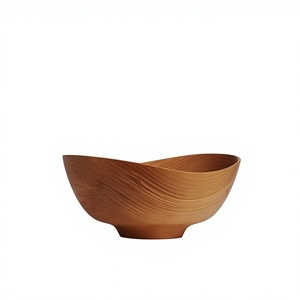 Nouveau Bol de Service Vintage en Bois d'Acacia Poli Fait Main Écologique pour Salades et Plats de Fête – Fabricant - Product Image 3