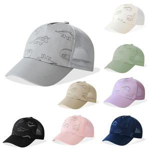 Gorra de Béisbol de Malla con 5 Paneles y Estampado de Dibujos Animados, Gorra de Béisbol de Algodón para Niños con Logotipo Personalizado - Product Image 4