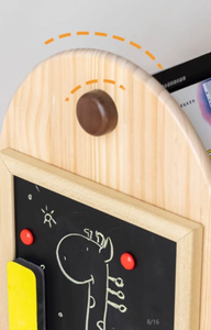 Étagère <span class=keywords><strong>à</strong></span> pain grillé au lait en bois au design unique-Présentoir de livres écologique pour <span class=keywords><strong>bibliothèque</strong></span> pour enfants - Product Image 4