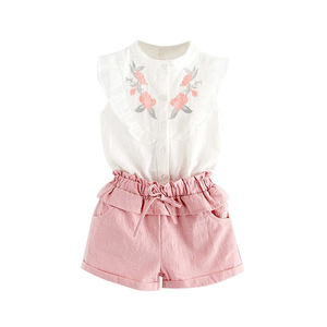 Nuevo Diseño 2019, Ropa de Verano para Niñas Pequeñas, Estilo Boutique, Floral, Venta al por Mayor en China, Bangladesh - Product Image 6