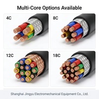 Cable para Motor Lineal de Ultra Alta Resistencia con Aislamiento TPE-E y Cubierta PUR, Uso Industrial y Marino, 300V/500V, -20~80C, Multifilar