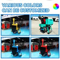 Compacteur vibrant à tambour unique autoporté Spot Supply pour routes en asphalte