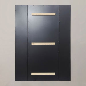 Grand miroir mural noir en métal de luxe personnalisé cabine d'essayage long <span class=keywords><strong>corps</strong></span> pleine longueur pliable 3 voies miroir spiegel - Product Image 5