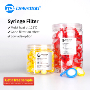 Delvstlab nhựa tái sử dụng ống tiêm Lọc Chủ PTFE 13mm lỗ chân lông kích thước 0.22um micron PTFE ống tiêm Lọc - Product Image 2