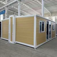 Maisons modulaires préfabriquées à installation rapide, 700 mm, 20 pieds, maison conteneur pliable, maisons préfabriquées en acier