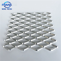 Plateforme industrielle et marche d'escalier en structure d'acier haute résistance à coque de tortue en métal expansé