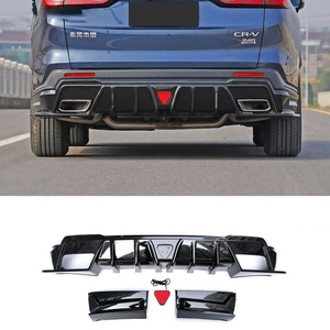 Welta Nouveau Diffuseur de pare-chocs arrière de voiture en ABS aspect carbone à fixer par boulons pour CRV-DC 2023 - Product Image 1