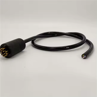Connecteur de contrôle sous-marin étanche IP69 Subconn MCIL16M 16 broches mâle en ligne en caoutchouc polyuréthane pour câble ROV marin