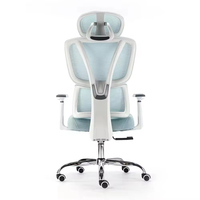 Chaise de bureau exécutive ergonomique pivotante en maille de haute qualité, de luxe, à dossier haut, pour le bureau à domicile et la salle de réunion