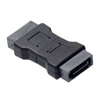 Adaptador SATA 3.0 de 7 Pines, Cable Adaptador de Datos Macho a Macho, Conector Recto de 7P, Conector Serial ATA III de 6Gbps para Computadora