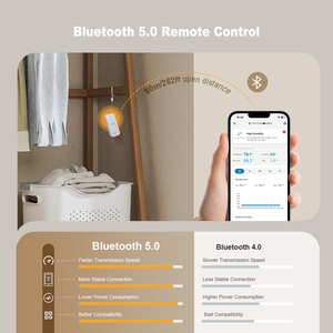 Inkbird ITH-11-B bluetosth Nhiệt ẩm kế, bluetsoth 5.0 nhiệt độ và độ ẩm màn hình, ứng dụng điều khiển từ xa - Product Image 4