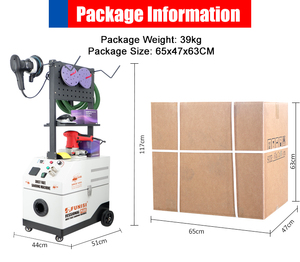 FUNISI F7 - Colector de Polvo para Reparación de Automóviles, <span class=keywords><strong>Lijadora</strong></span> Doble en Seco, Equipo de Detallado con Gran Succión al Vacío - Product Image 3