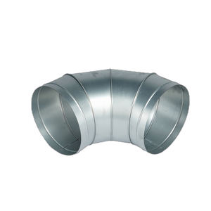 Encaixe De Duto Espiral Cotovelo Espiral De Aço Galvanizado Plug-in Cotovelo Espiral - Product Image 2