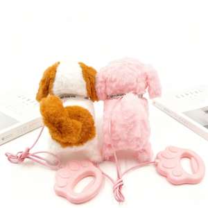 <span class=keywords><strong>Peluche</strong></span> eléctrico controlado por Correa, perro simulado, juguete de <span class=keywords><strong>peluche</strong></span> eléctrico, regalo para niños, <span class=keywords><strong>cuerda</strong></span>, cachorro, caminar, aprender a hablar, animales - Product Image 5