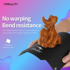 Creality Ender 3 - Superficie de Impresión Magnética para Impresora 3D, 2 Piezas, Kit de Plataforma de Impresión de Acero - Product Image 4