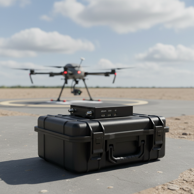 Vtol UAV Broadband Digital Radio Image Video Data Link Transmission UAV Remote Controller 600MHz/1.4GHz for Agriculture Drone