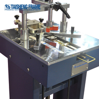 Machine à encadrer pneumatique CJ055 TS-J19, machine à fabriquer des cadres photo, pédale d'angle, encadreur manuel, sous-cloueur