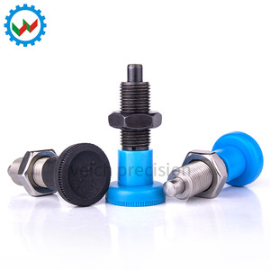 VCN219 สปริงอินเด็กซ์พลังเจอร์ ปุ่มหมุนพลาสติกสีแดง/น้ำเงิน/ดำ ยี่ห้อ Veich วัสดุเหล็กกล้าคาร์บอน/สแตนเลส สำหรับใช้กับเครื่องจักร - Product Image 2
