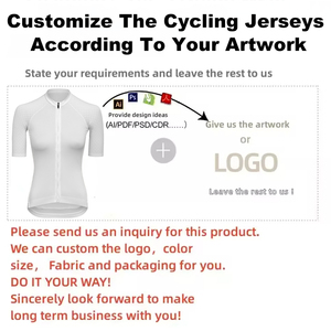 Vente en gros de vêtements de <span class=keywords><strong>cyclisme</strong></span> Hauts pour femmes Chemises de vélo à manches courtes Vêtements de vélo à fermeture éclair complète Veste de vélo Maillot de <span class=keywords><strong>cyclisme</strong></span> personnalisé - Product Image 2