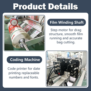 Chất lượng cao Tự động dọc điền túi sữa kẹo cứng kẹo bơ cứng Kẹo Jelly Gummy gấu kẹo máy đóng gói - Product Image 5