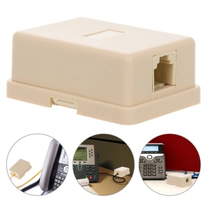Site chinois pour les achats en ligne CAT3 6P4C 1 boîte de jonction téléphonique montée en surface avec prise femelle RJ11 6P4C - Product Image 1
