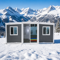 Maison conteneur modulaire pliable respirante avec épaisseur standard/épaissie pour dortoir, maison conteneur et espace de vie