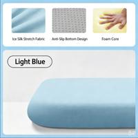 Coussin de siège en mousse à mémoire de forme, épais, pour chaise de bureau, à récupération lente, confort toutes saisons pour la maison, le bureau et la salle à manger