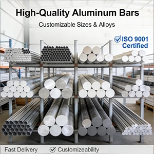 Barra de Aluminio de Alta Resistencia Cuadrada H14 5052 5083, Acabado Fresado, Varilla Plana de Aluminio, Recubierta para Uso Aeroespacial, Estructural, de Pared y Construcción - Product Image 1