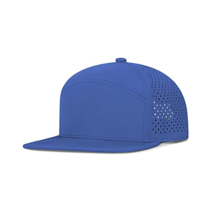 Gorras de Béisbol Personalizadas al por Mayor, de 6 Paneles, con Visera Plana, Bordado 3D, Malla, Unisex, Estilo Hip Hop, de Lujo, con Cierre a Presión - Product Image 4