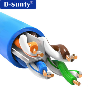 Cable de Red Ethernet LAN de Alta Flexibilidad de 23 AWG y 305 m del Fabricante Chino, 8p8c, Seis Cables, Cat6, CAT6A, RJ45, BC, CCA, PVC, Personalizado - Product Image 3