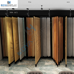 <span class=keywords><strong>Boya</strong></span> su misura porta in legno porta scorrevole tirare porta di sicurezza finestra campione metallo espositore per Showroom - Product Image 5