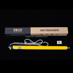 Motor <span class=keywords><strong>Tubular</strong></span> A-OK AM35-6/28-E, Venta Directa, Interfaz de 3 Cables, Motor <span class=keywords><strong>Tubular</strong></span> de Tres Cables, Límite Mecánico Integrado, CA - Product Image 2