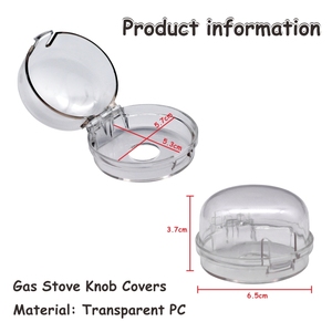 PRODIGY VB001 Vente Flash Factory Direct Probebi Cache-bouton de four en forme de pomme transparent en PC, facile à installer, pour la sécurité des bébés - Product Image 5