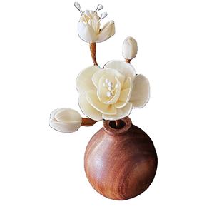 Spot Branche d'herbes d'aromathérapie Fleur séchée Bouquet de roses éternelles Fleur de prunier Branche à plusieurs têtes Camélia Pivoine - Product Image 1