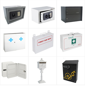 Excellent <span class=keywords><strong>niveau</strong></span> Top qualité bas prix hôpital acier verrouillable métal fixé sur le mur armoire à pharmacie boîte de premiers soins - Product Image 6