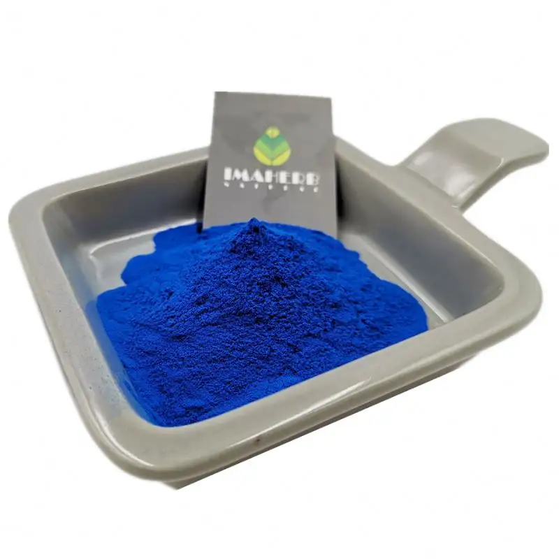 Espirulina phycocyanin e250, color azul natural