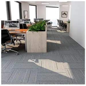オフィススクエアカーペット用PVCバッキングカーペットタイル