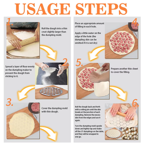 Moule à raviolis en alliage d'aluminium DIY, outil de cuisine pour la préparation de raviolis ou de biscuits - Product Image 3