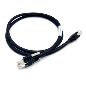 <span class=keywords><strong>Cable</strong></span> Ethernet <span class=keywords><strong>RJ45</strong></span> de bloqueo de tornillo personalizado blindado de alta flexibilidad para cámara industrial - Product Image 1