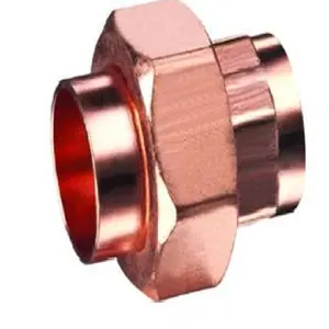 cheaper customize shape brass fitting thread union for plumbing or connection