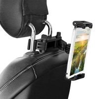 Support de téléphone en alliage d'aluminium pour siège arrière de voiture, support de tablette pour appuie-tête de siège arrière de voiture, compatible avec les tablettes, nouveauté 2025