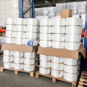 Tali Pengikat Komposit Poliester OEM 16 19 25 32mm 1 1/4  1/2 3/4 Inci Gulungan Tali Pengikat Kontainer Palet Bahan <span class=keywords><strong>PP</strong></span> - Product Image 3